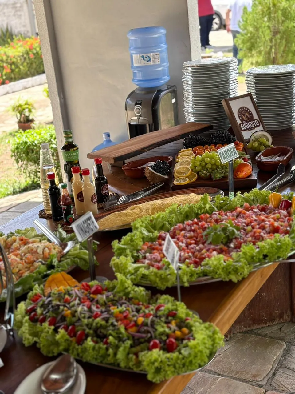 Eventos corporativos — apresentação do Buffet do Augusto