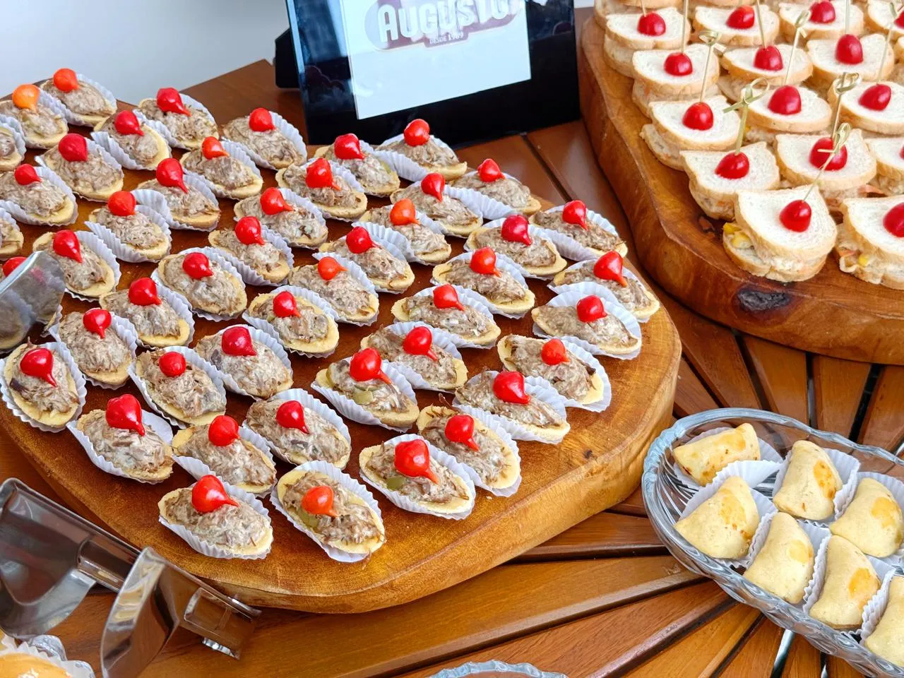 Porções individuais no coffee break