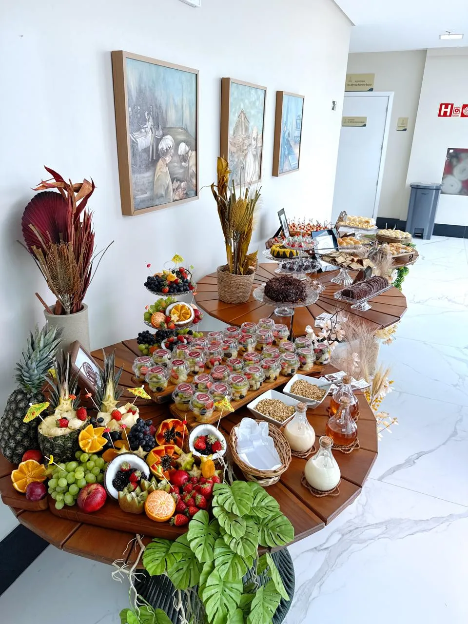 Coffee break — apresentação do Buffet do Augusto